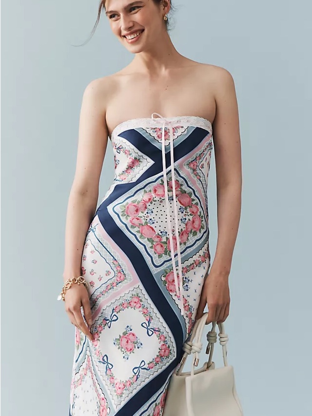 For Love & Lemons Daisie Mae Midi Slip Dress